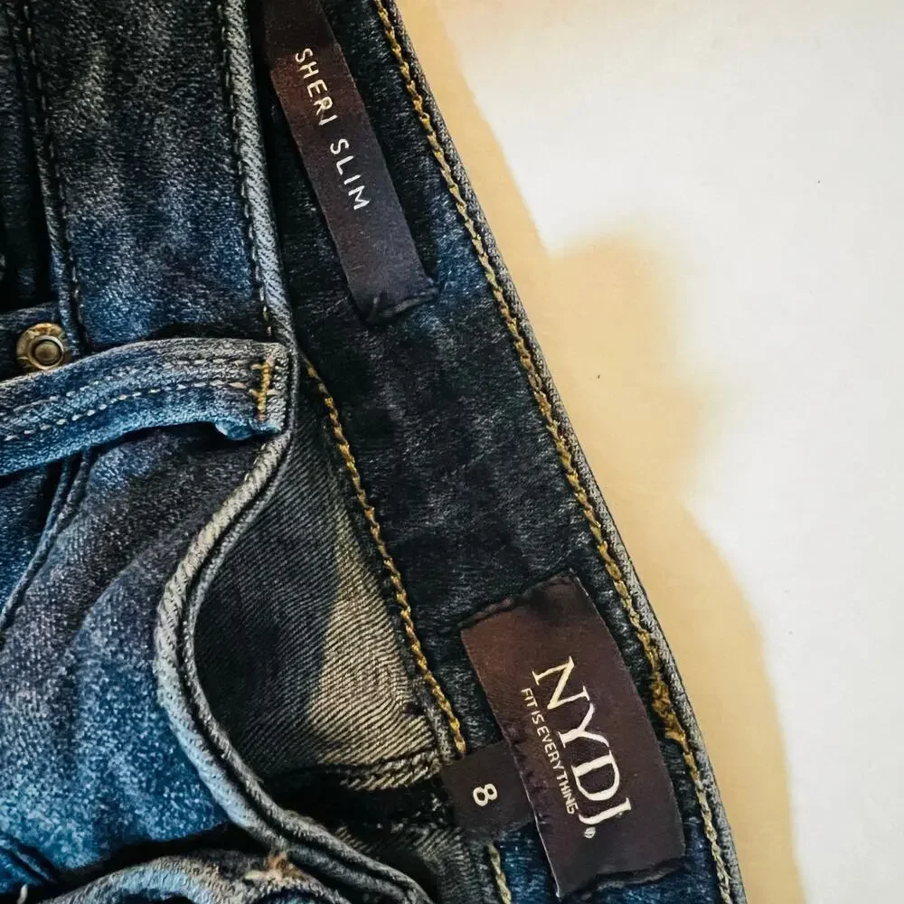 NYDJ Sherri Slim High Waist Jeans Size 8